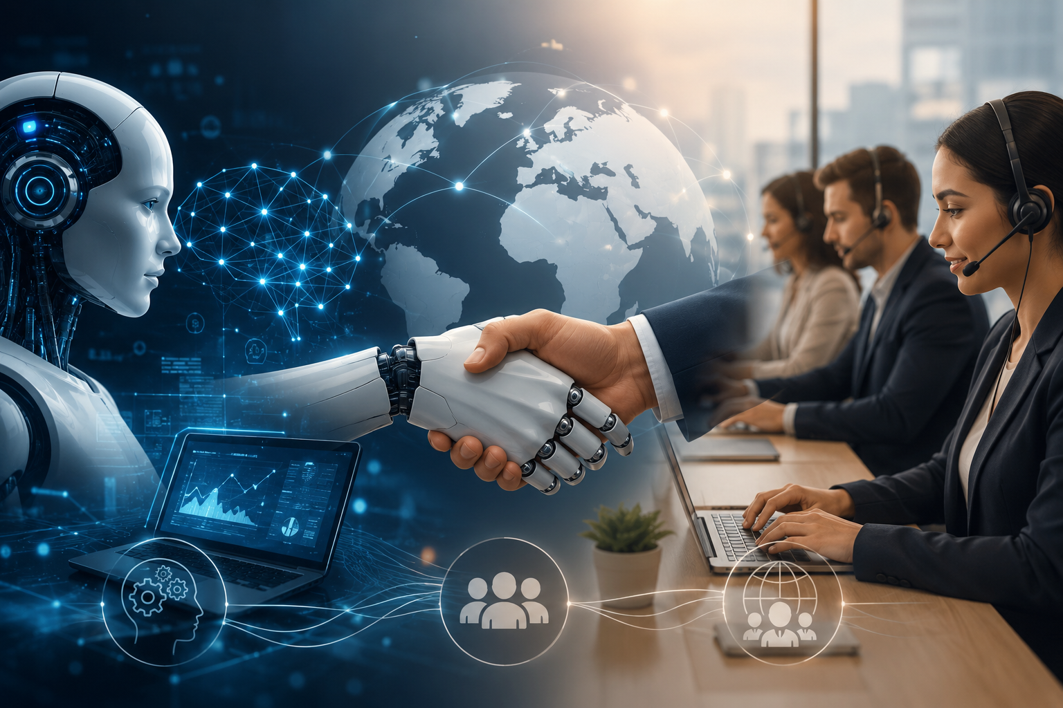 Combining AI with Business Process Outsourcing